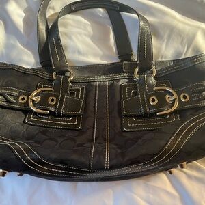 Coach black handbag